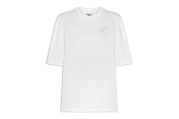 Camiseta Feminina Floral - Branco