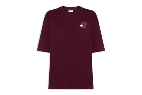 Camiseta Feminina Floral - Vermelho