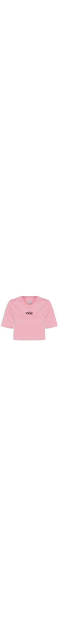 Camiseta Feminina Flying V Crew Crop II - Rosa