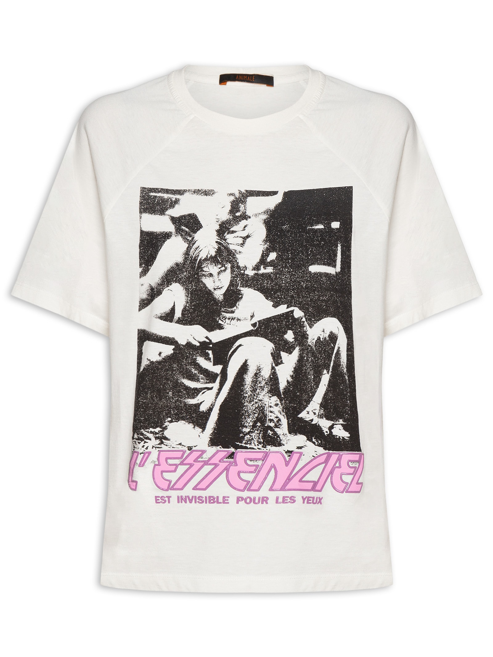 Camiseta Feminina Fun Essencial Branco Animale