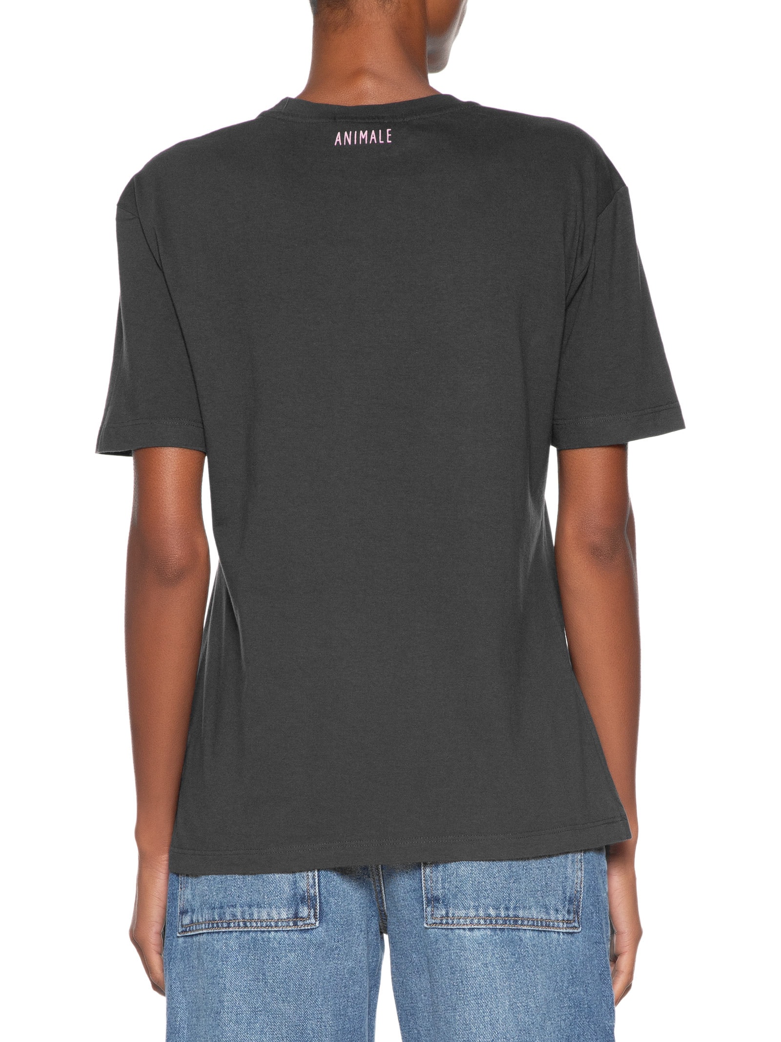 Camiseta Feminina Fun Summer Tour Stone Preto Animale