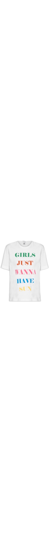 Camiseta Feminina Girl Just Wanna Have Sun - Branco
