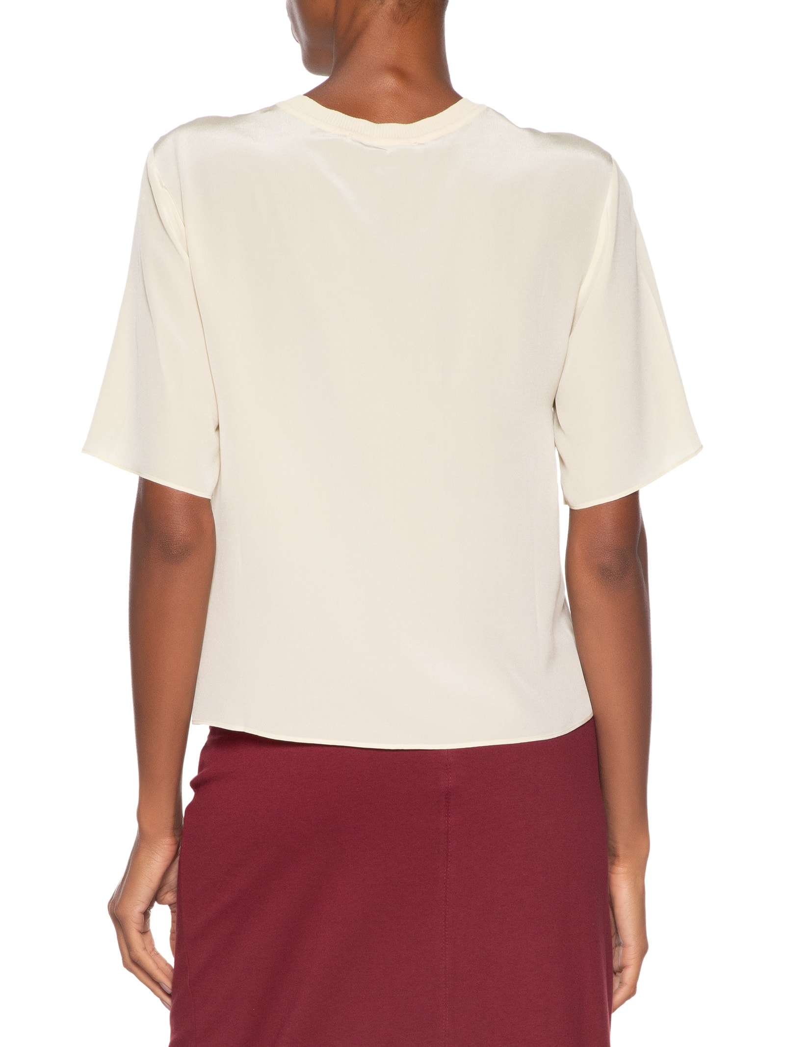 Camiseta Feminina Gola Rib Amarelo Animale