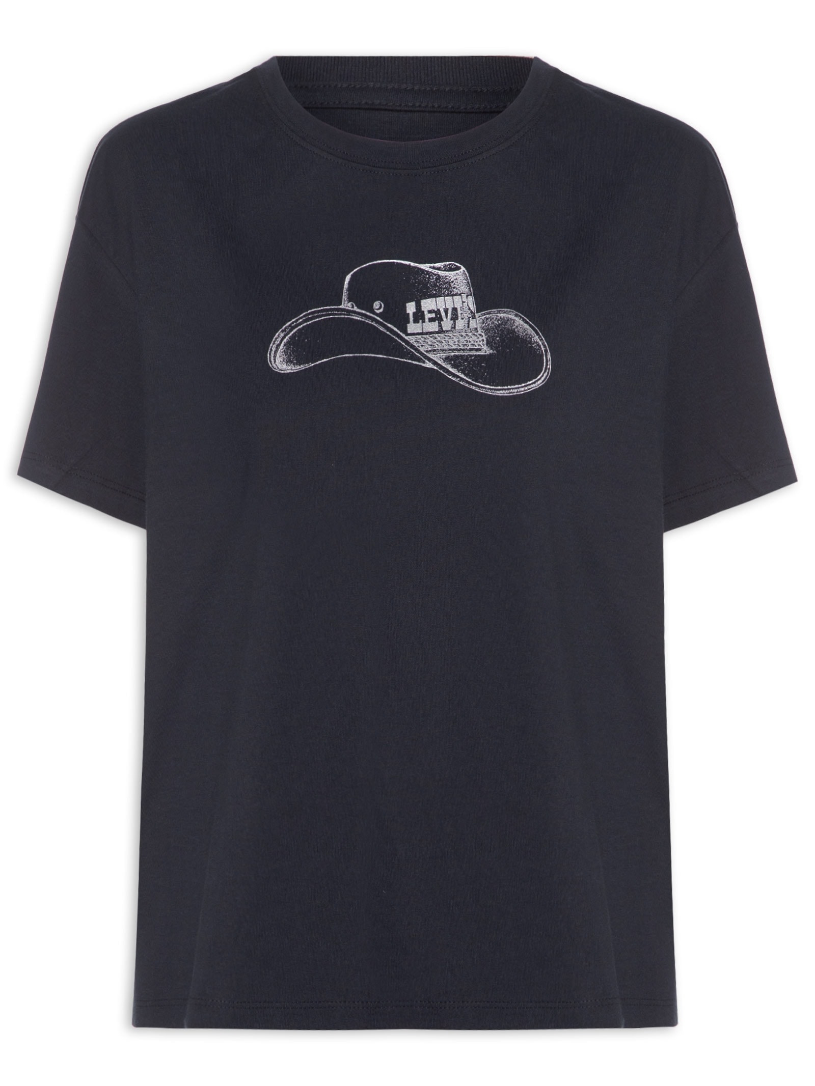 Camiseta Feminina Gr Anyday Tee Preto Levi's