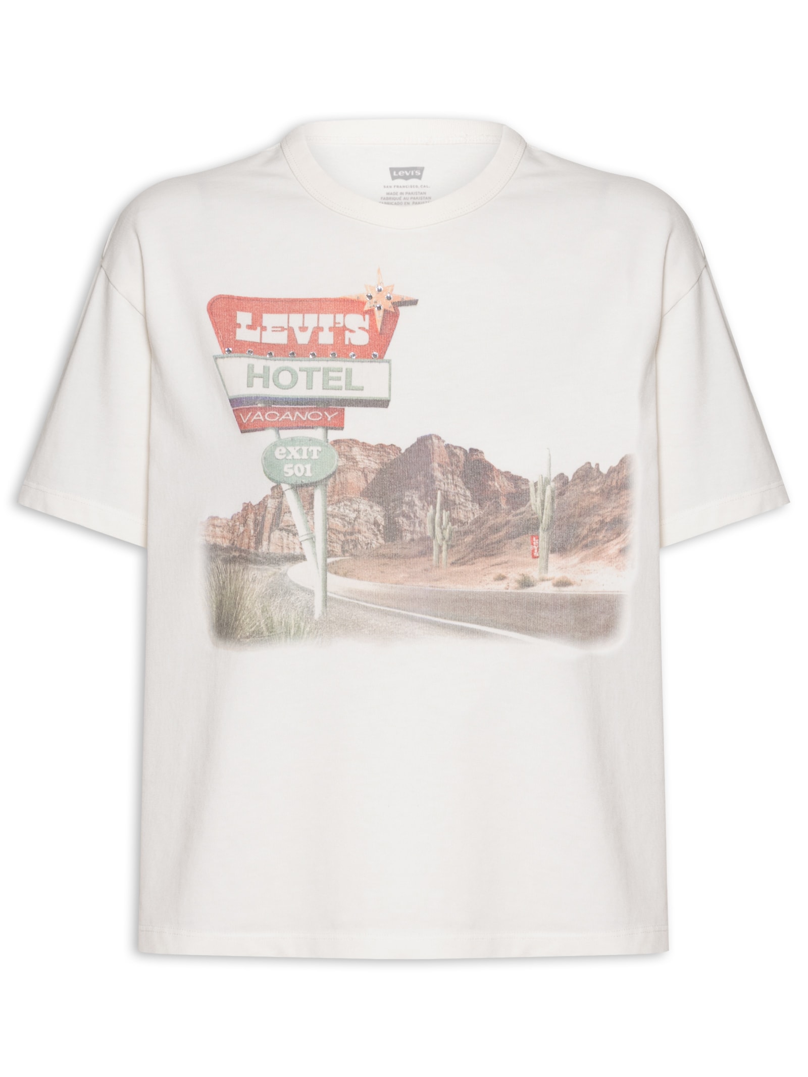 Camiseta Feminina Gr Vintage Tee Branco Levi's