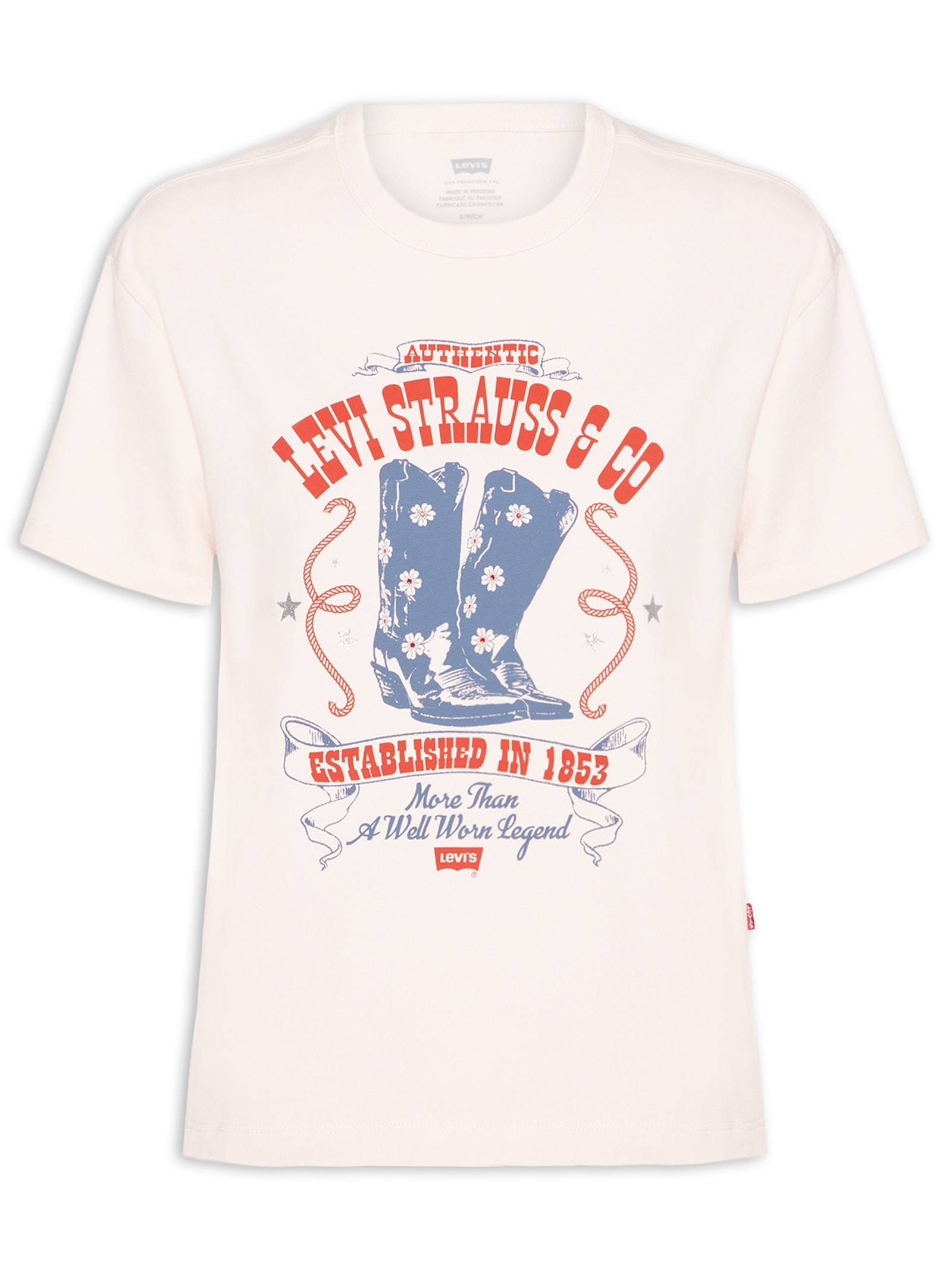 Camiseta Feminina Gr Vintage Tee Rosa Levi's