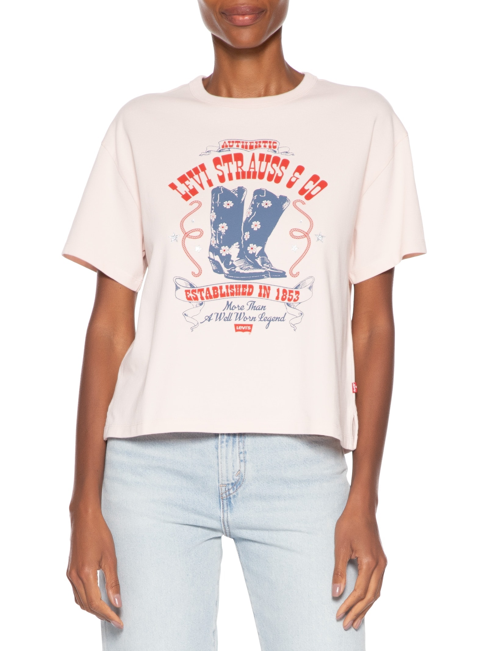 Camiseta Feminina Gr Vintage Tee Rosa Levi's