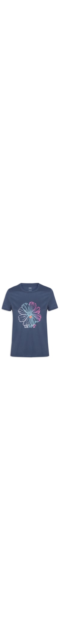 Camiseta Feminina Graphic Authentic - Azul