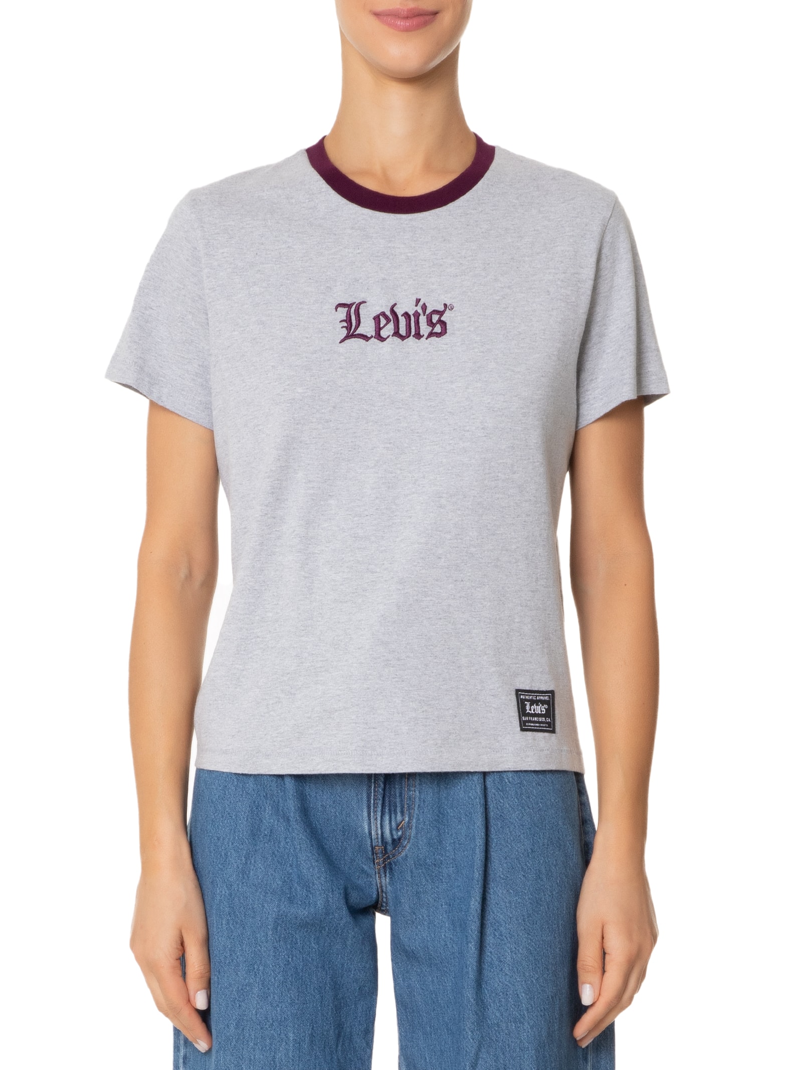 Camiseta Feminina Graphic Classic Tee Cinza Levi's