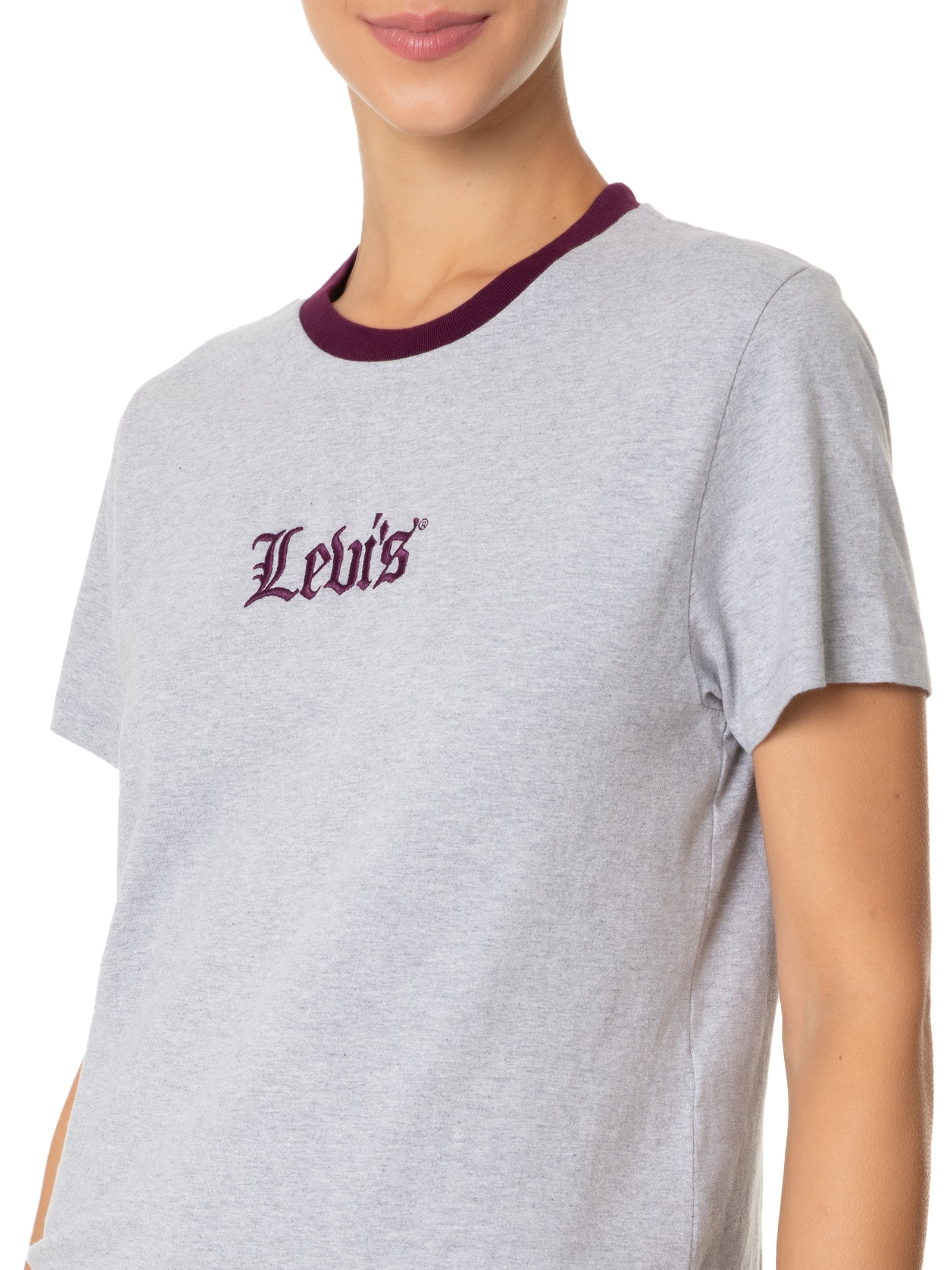 Camiseta Feminina Graphic Classic Tee Cinza Levi's