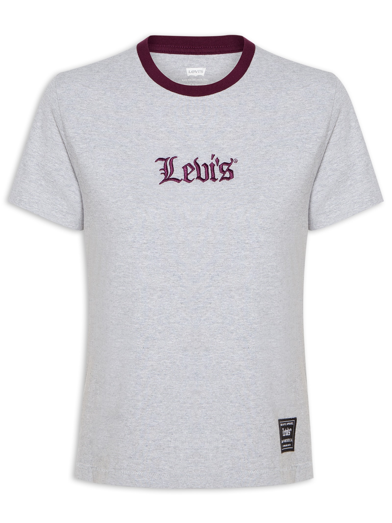 Camiseta Feminina Graphic Classic Tee Cinza Levi's