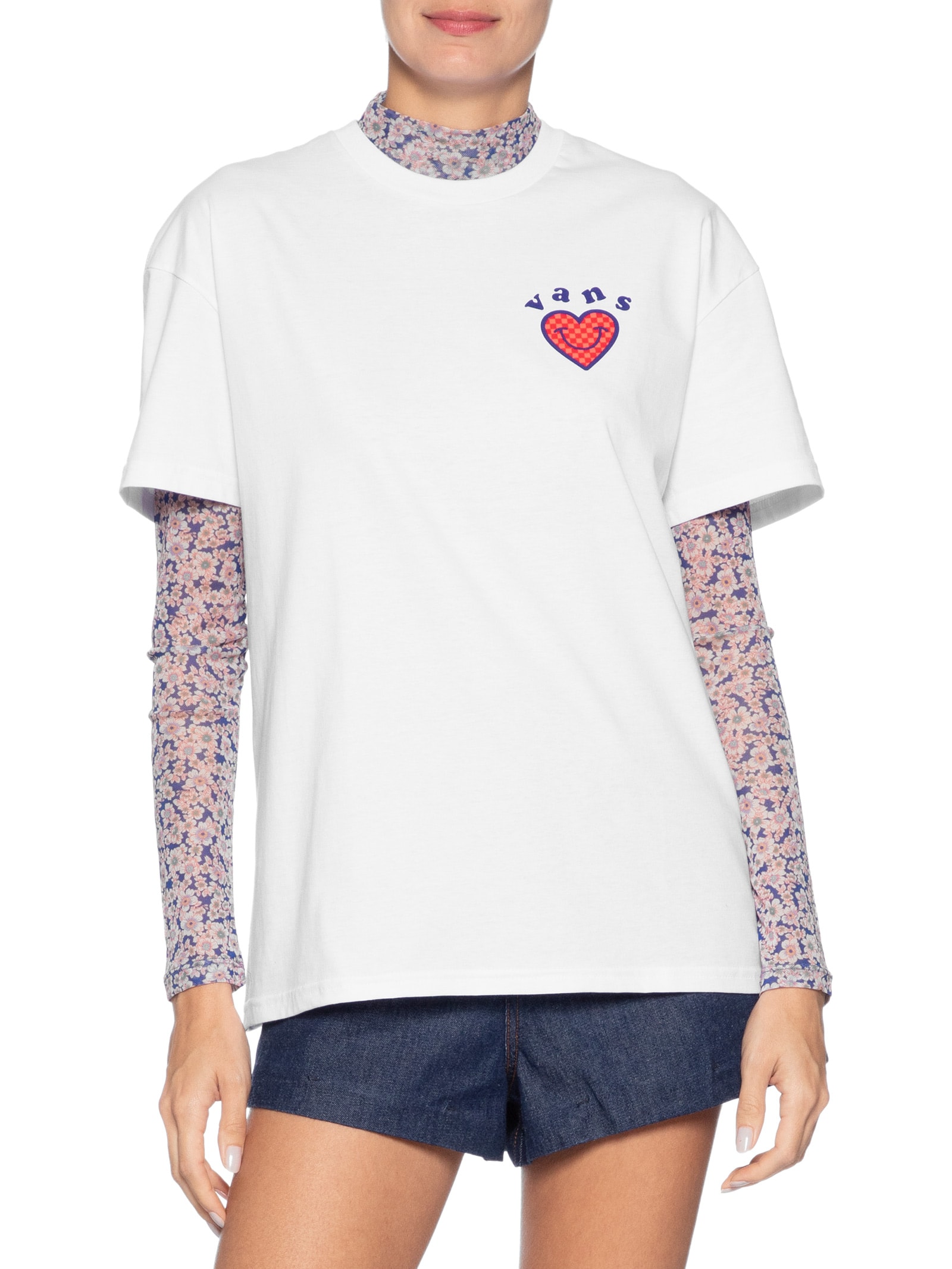 Camiseta Feminina Have a Vans Day Branco Vans
