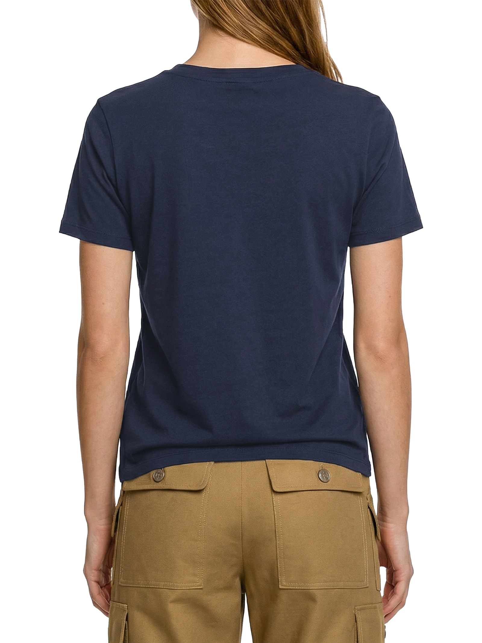 Camiseta Feminina Heritage Azul Tommy Hilfiger