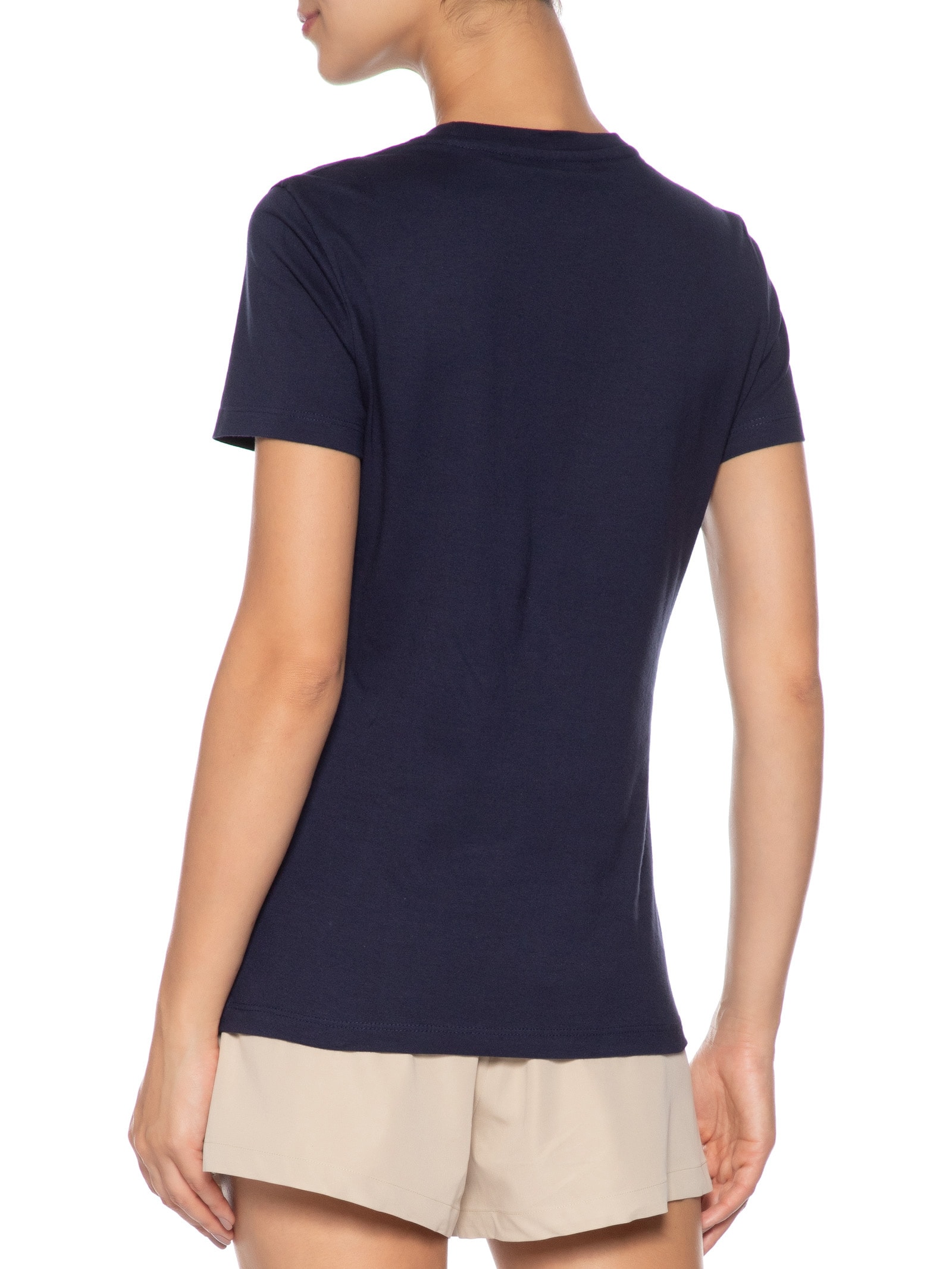Camiseta Feminina Heritage Crew Neck Tee Azul Tommy Hilfiger