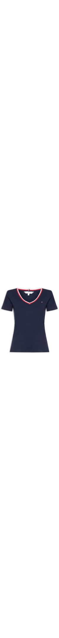 Camiseta Feminina Heritage Crew Neck Tee - Azul