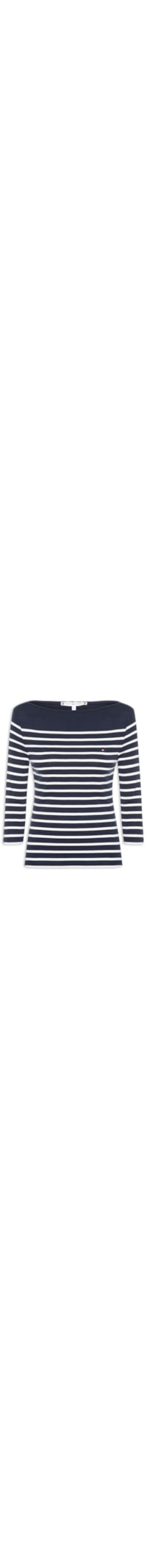 Camiseta Feminina Heritage Crew Neck Tee - Azul