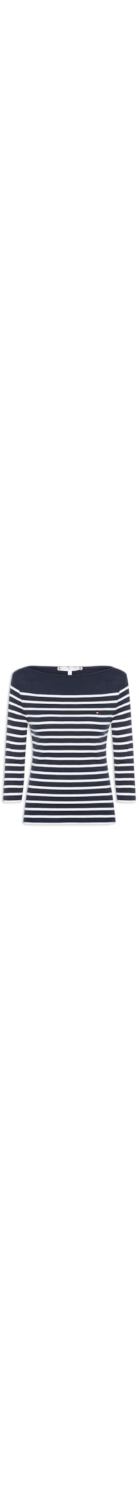 Camiseta Feminina Heritage Crew Neck Tee - Azul