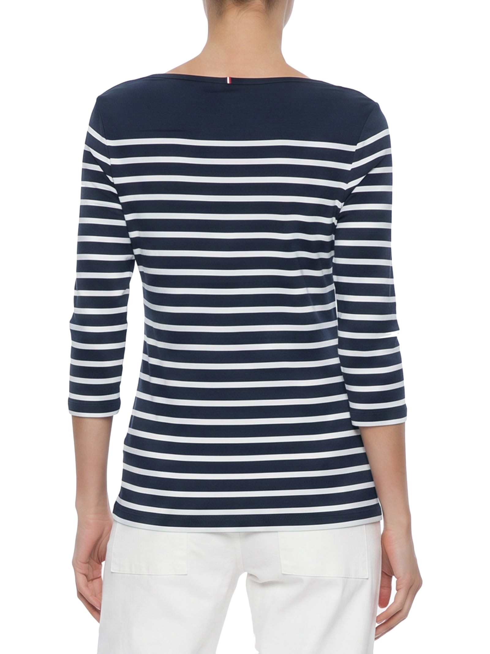 Camiseta Feminina Heritage Crew Neck Tee Azul Tommy Hilfiger