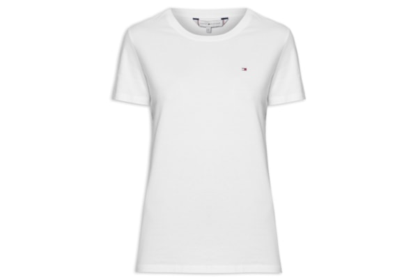 Camiseta Feminina Heritage Crew Neck Tee - Branco
