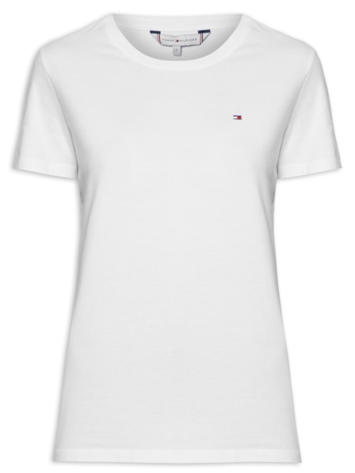 Camiseta Feminina Heritage Crew Neck Tee – Branco
