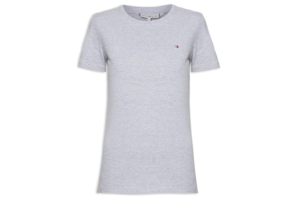 Camiseta Feminina Heritage Crew Neck Tee - Cinza