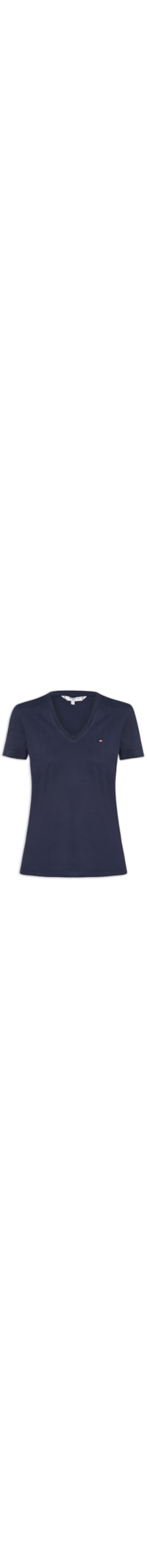Camiseta Feminina Heritage V Neck Tee - Azul