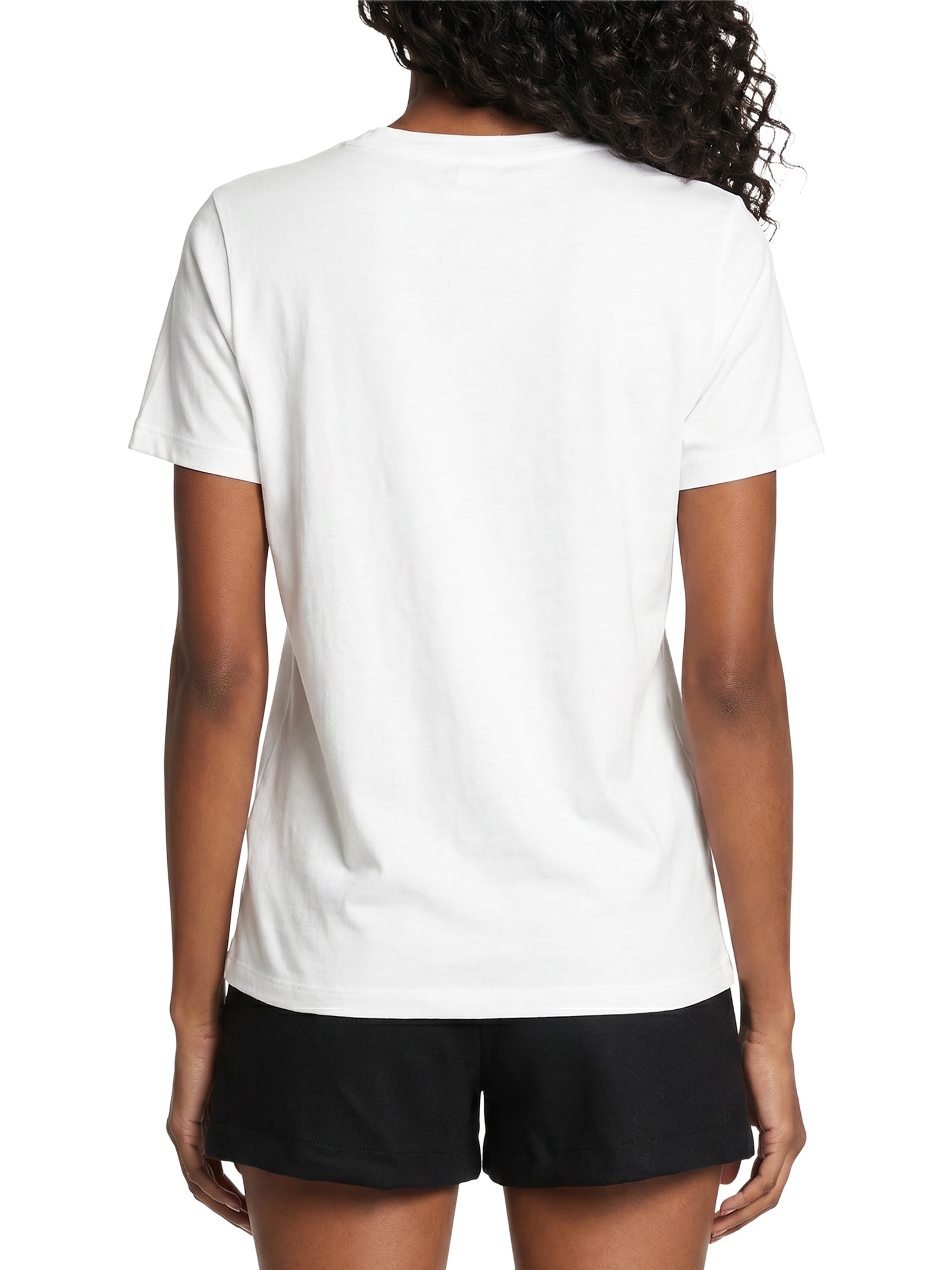 Camiseta Feminina Heritage V-Neck Tee Branco Tommy Hilfiger