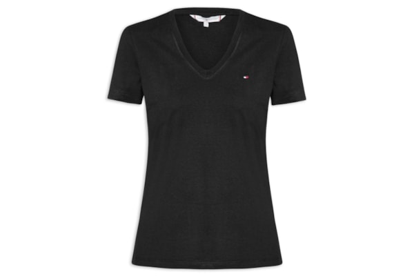 Camiseta Feminina Heritage V Neck Tee - Preto