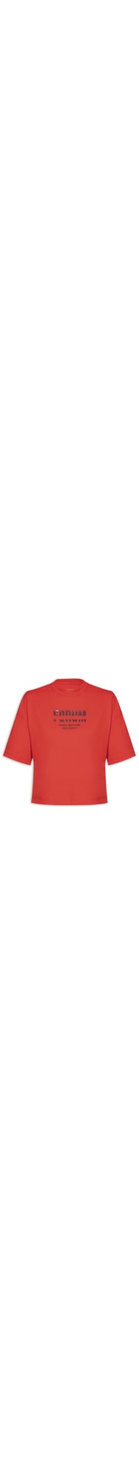 Camiseta Feminina High - Vermelho