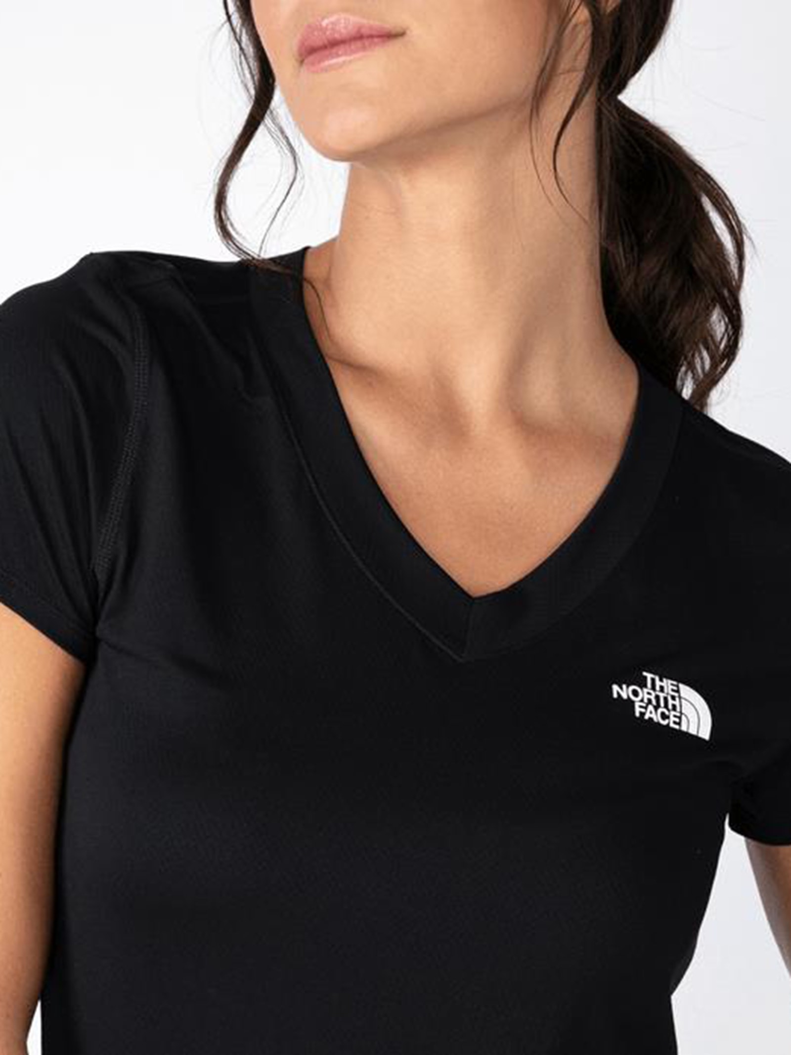 Camiseta Feminina Hyper V Neck Preto The North Face