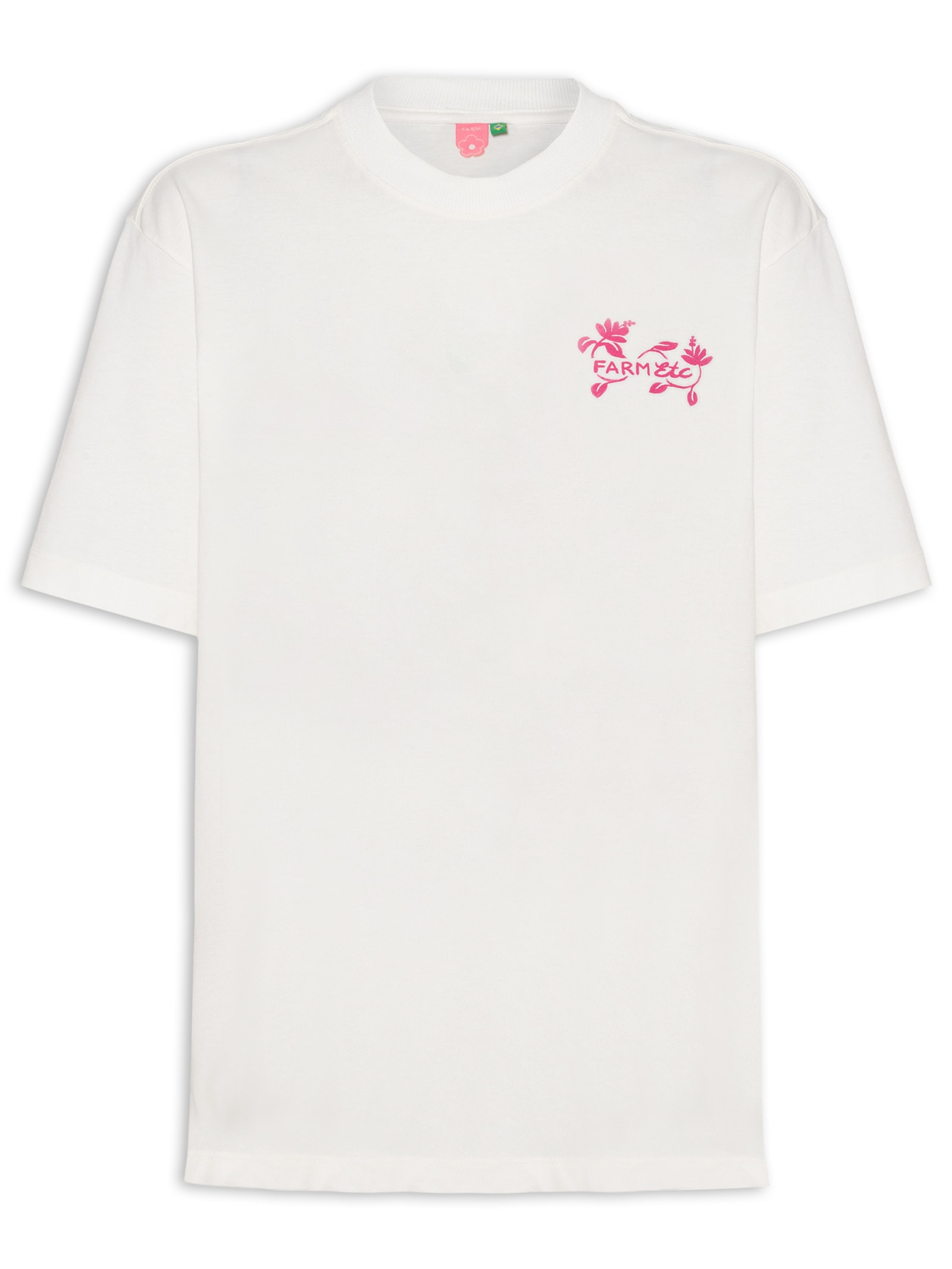 Camiseta Feminina Ipanema Kit Primavera Off Branco Farm Etc