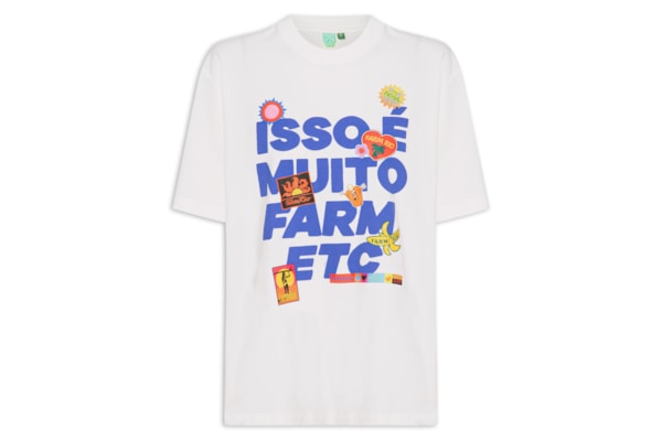 Camiseta Feminina Ipanema Muito Farm - Branco