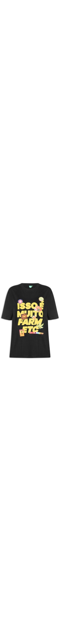 Camiseta Feminina Ipanema Muito - Preto