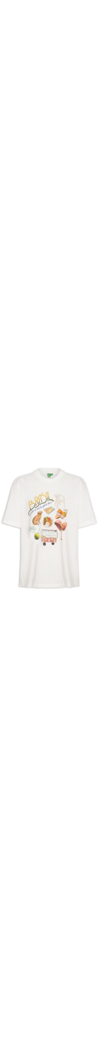Camiseta Feminina Ipanema Pack Brasil - Branco