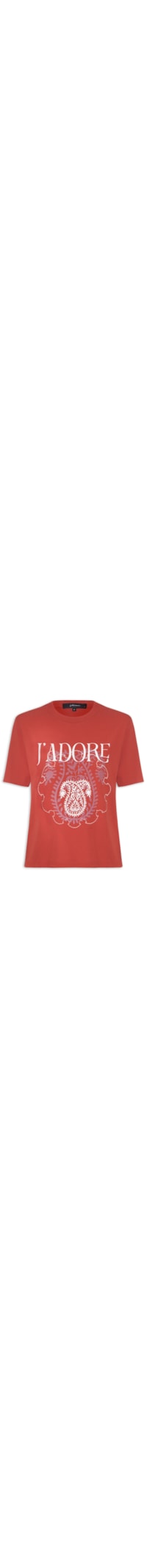 Camiseta Feminina Jadore Paisley - Rosa