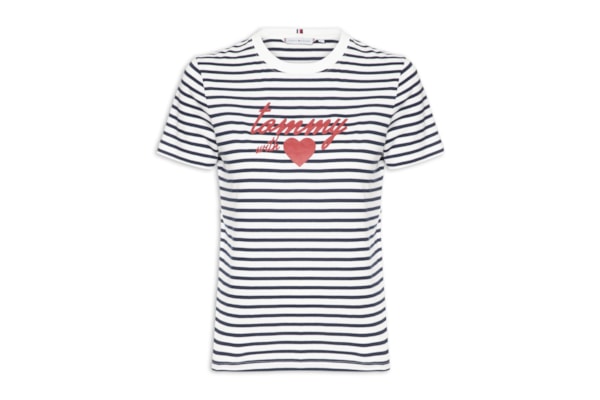 Camiseta Feminina Jersey Reg Love - Azul