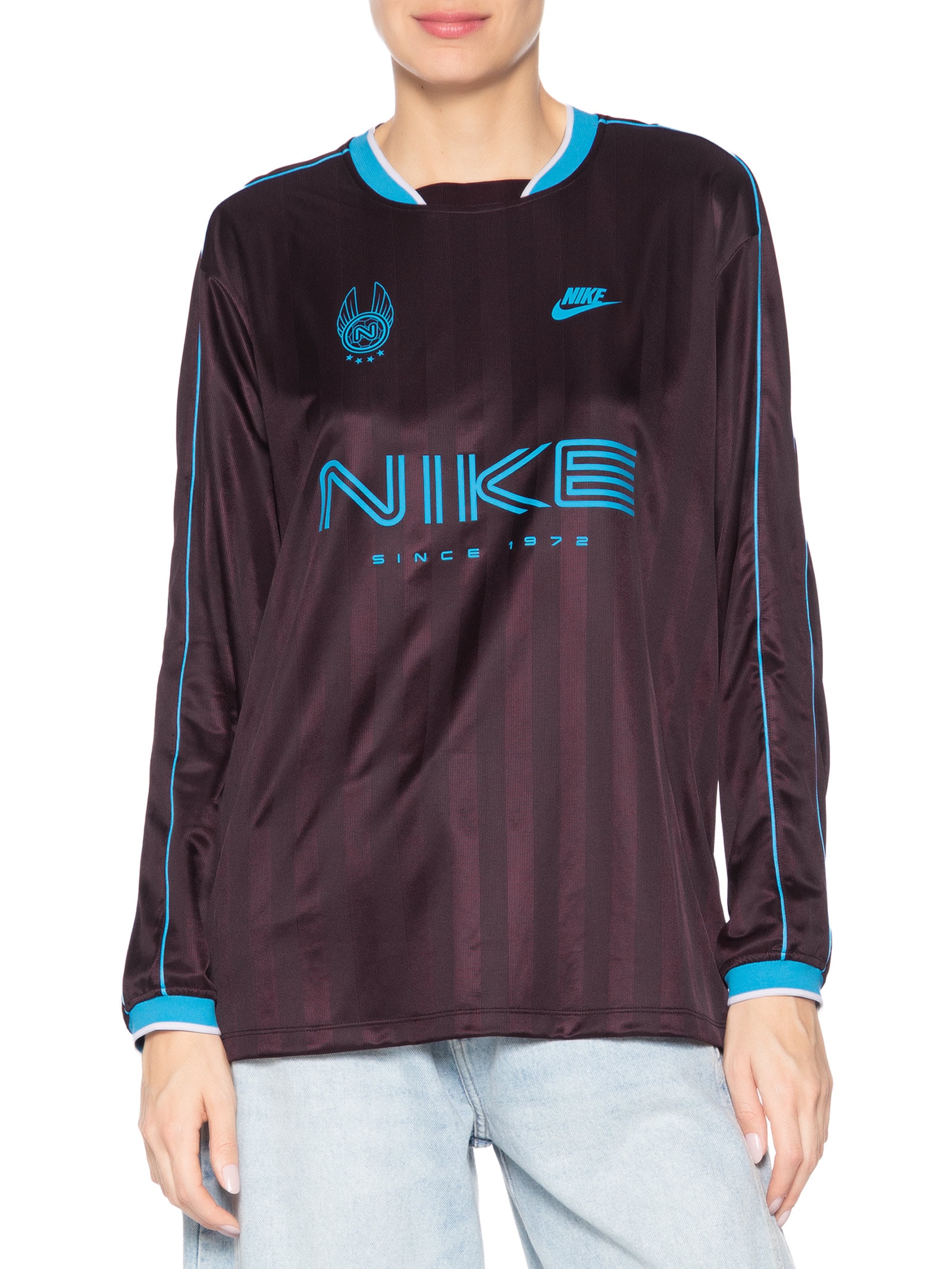 Camiseta Feminina Jersey Top Vermelho Nike