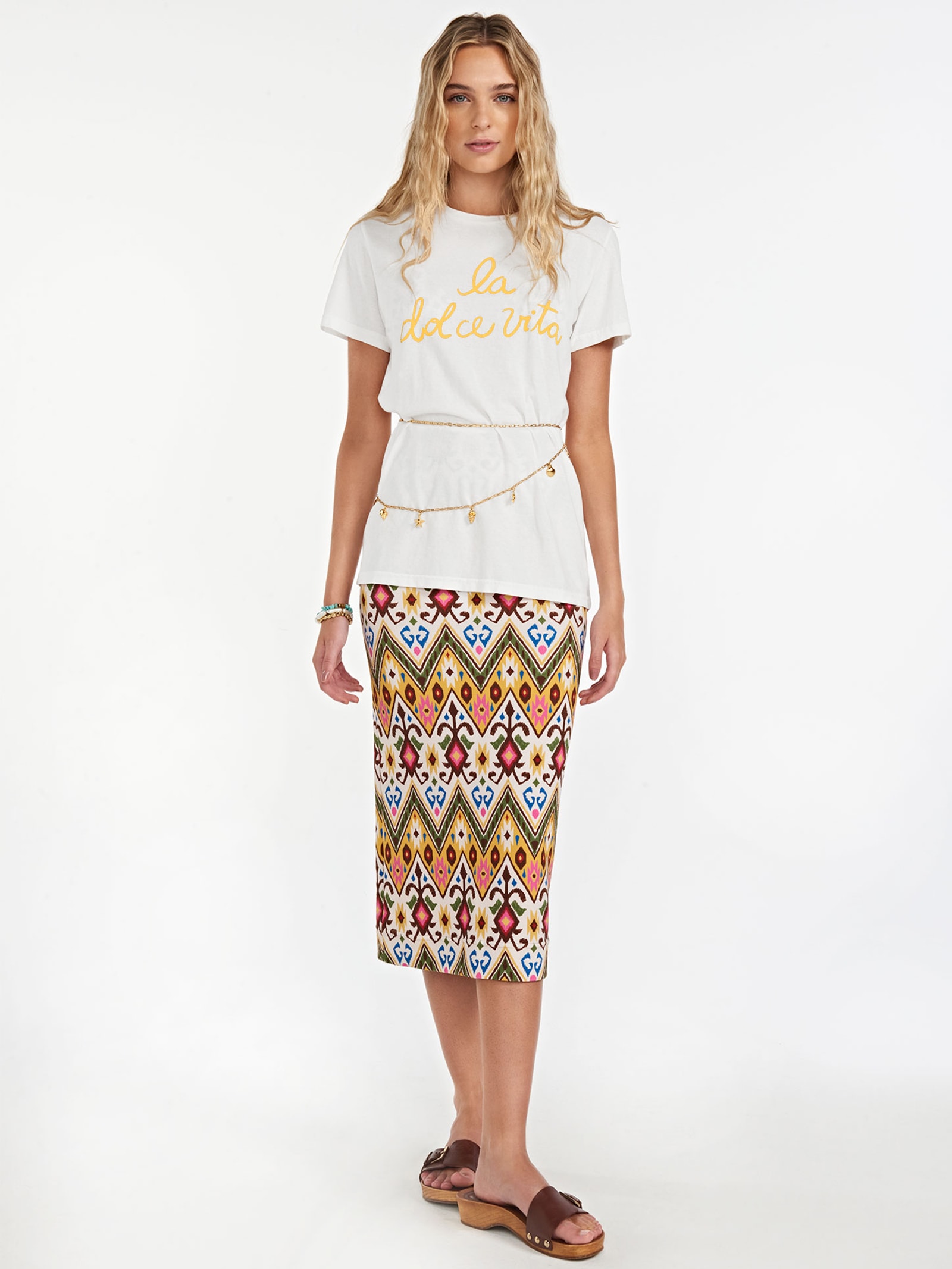 Camiseta Feminina La Dolce Vita Branco Triya