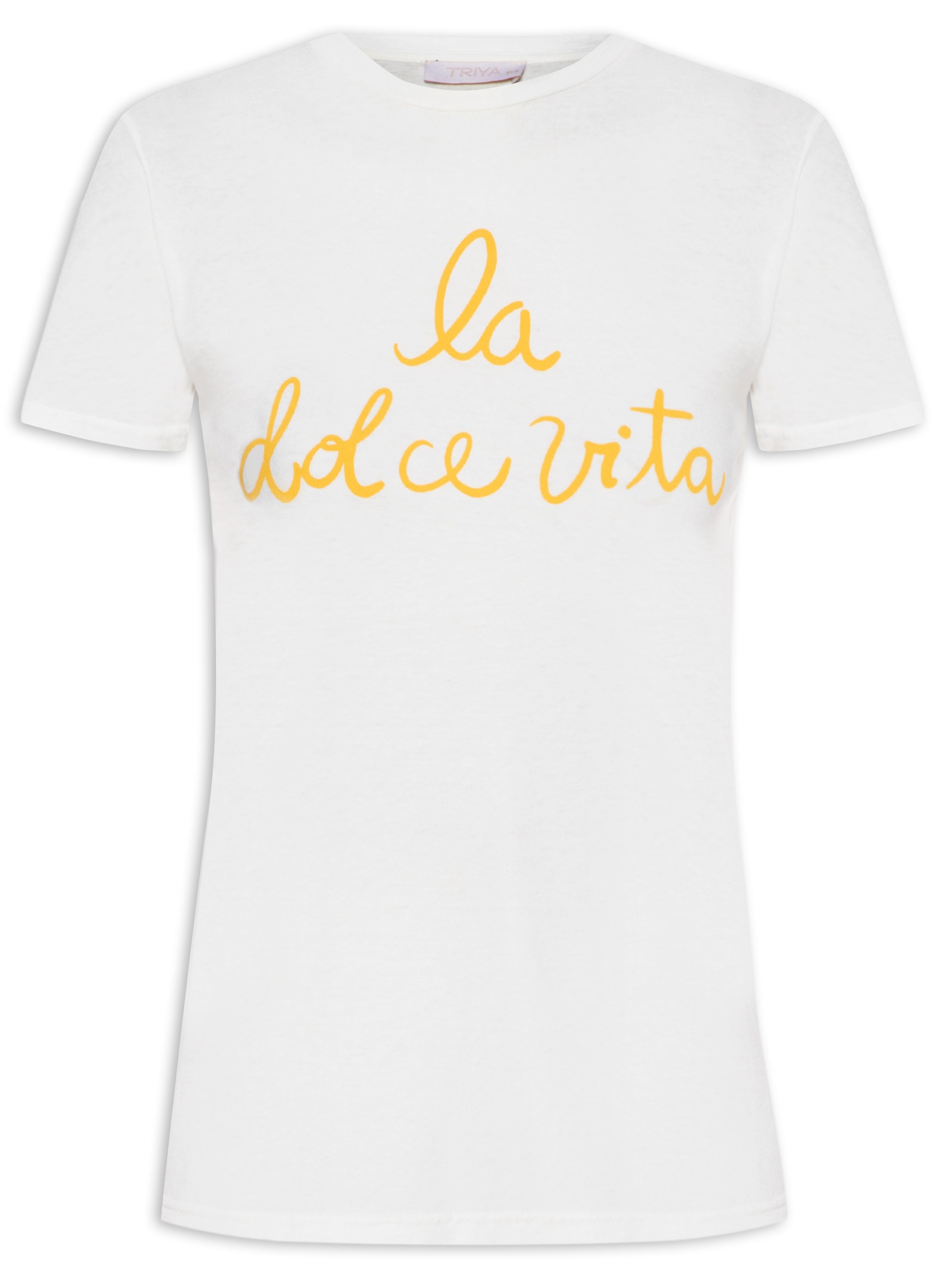 Camiseta Feminina La Dolce Vita Branco Triya