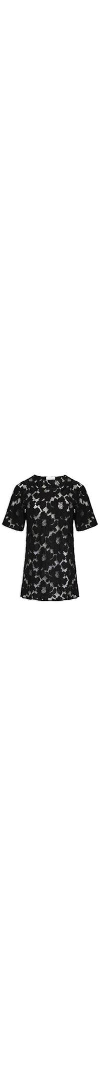 Camiseta Feminina Lace - Preto