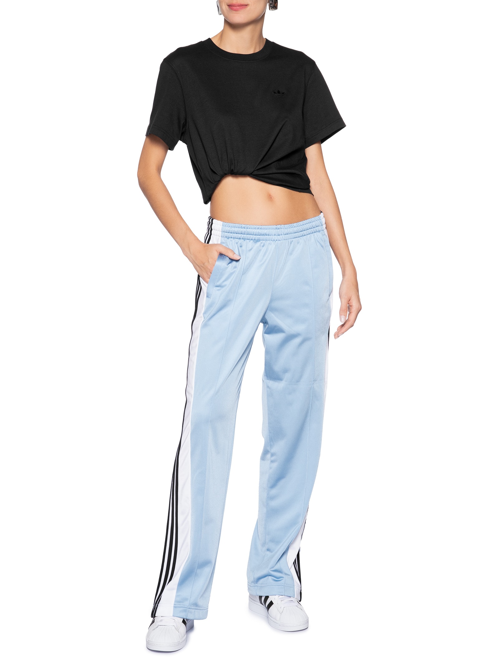 Camiseta Feminina Lace Preto Adidas Originals