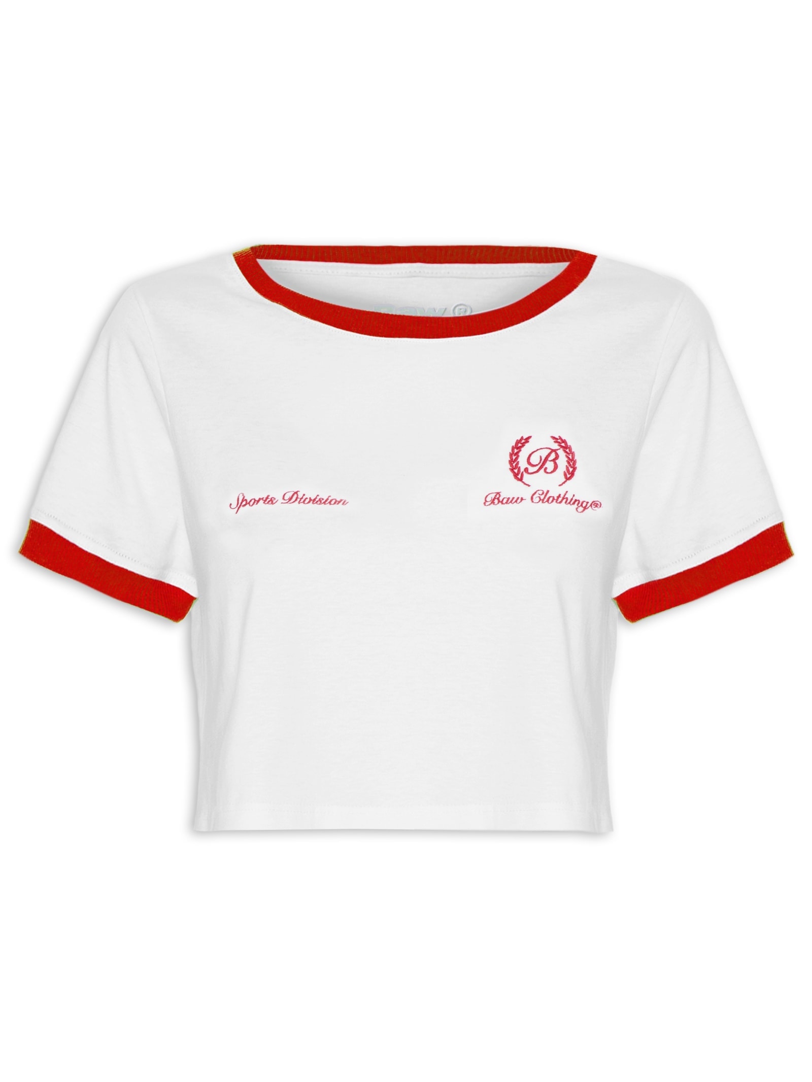Camiseta Feminina Laurel B Vermelho Baw Clothing