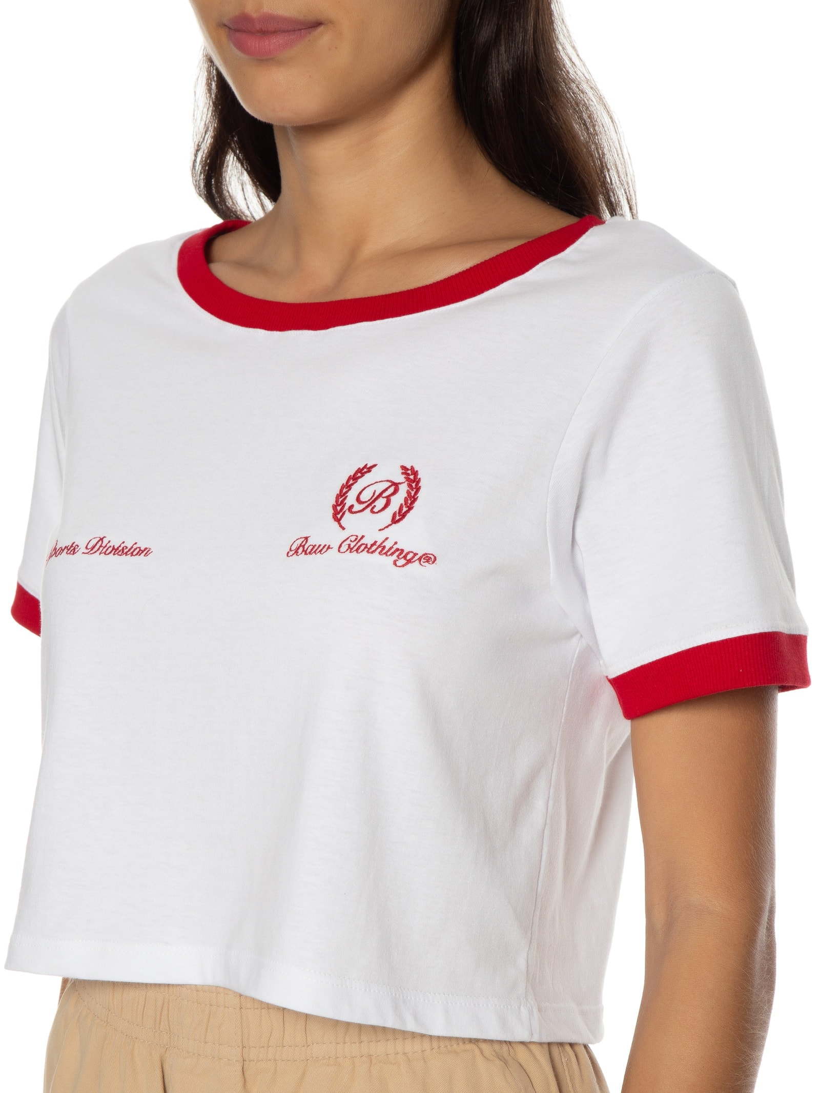 Camiseta Feminina Laurel B Vermelho Baw Clothing