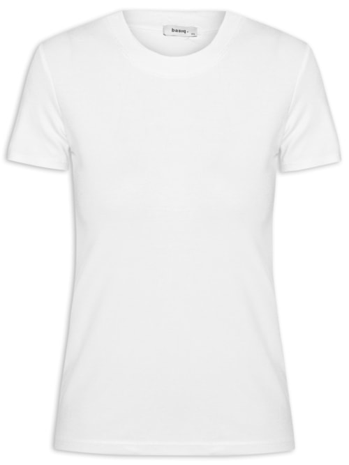 Camiseta Feminina Leve Básica – Branco