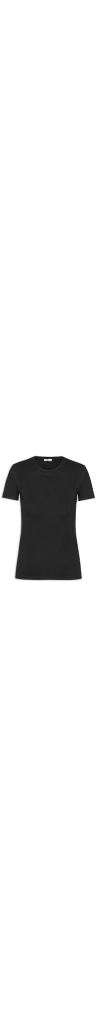 Camiseta Feminina Leve Básica - Preto