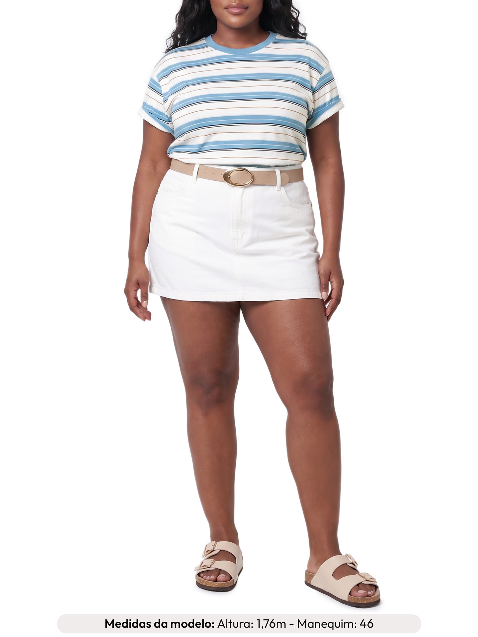 Camiseta Feminina Levi's® Vintage SS Tee Azul Levi's