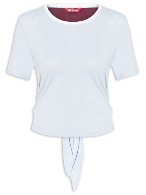Camiseta Feminina Lisa Golf – Azul