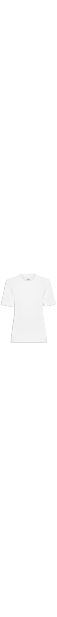 Camiseta Feminina Lisa Manga Curta - Branco