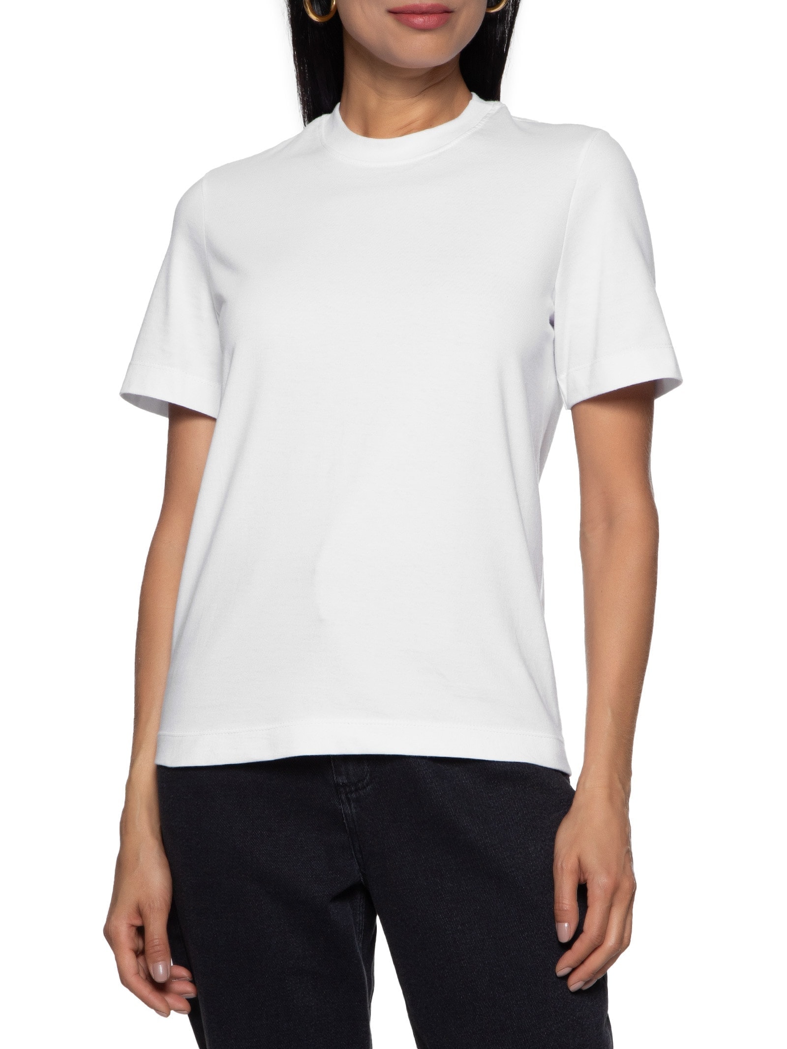 Camiseta Feminina Lisa Manga Curta Branco Hering