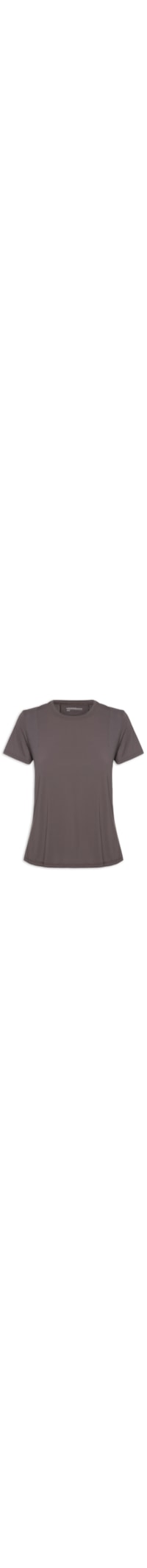 Camiseta Feminina Lisa - Marrom